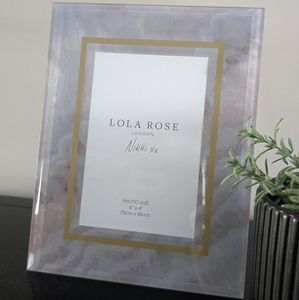 Lola Rose Glass Photo Frame QVC